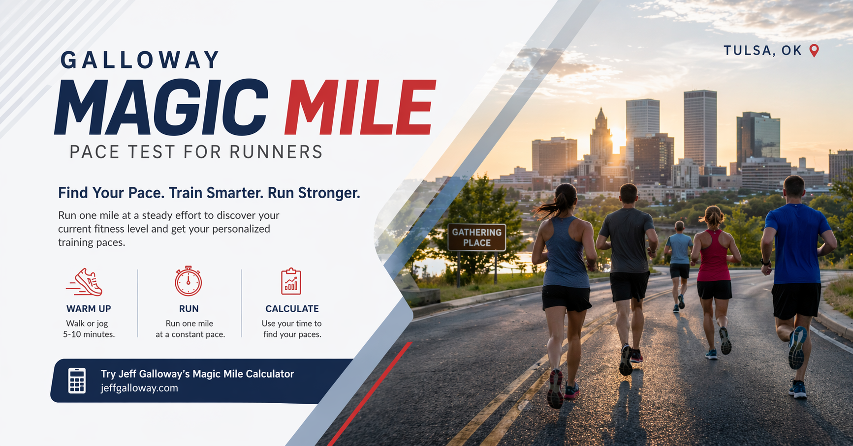 Pace Testing Magic Mile Pace Test in Tulsa | RunWalk Training Tool